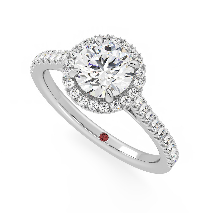 Allure Ring - 0.70ct Round Lab-Grown Diamond