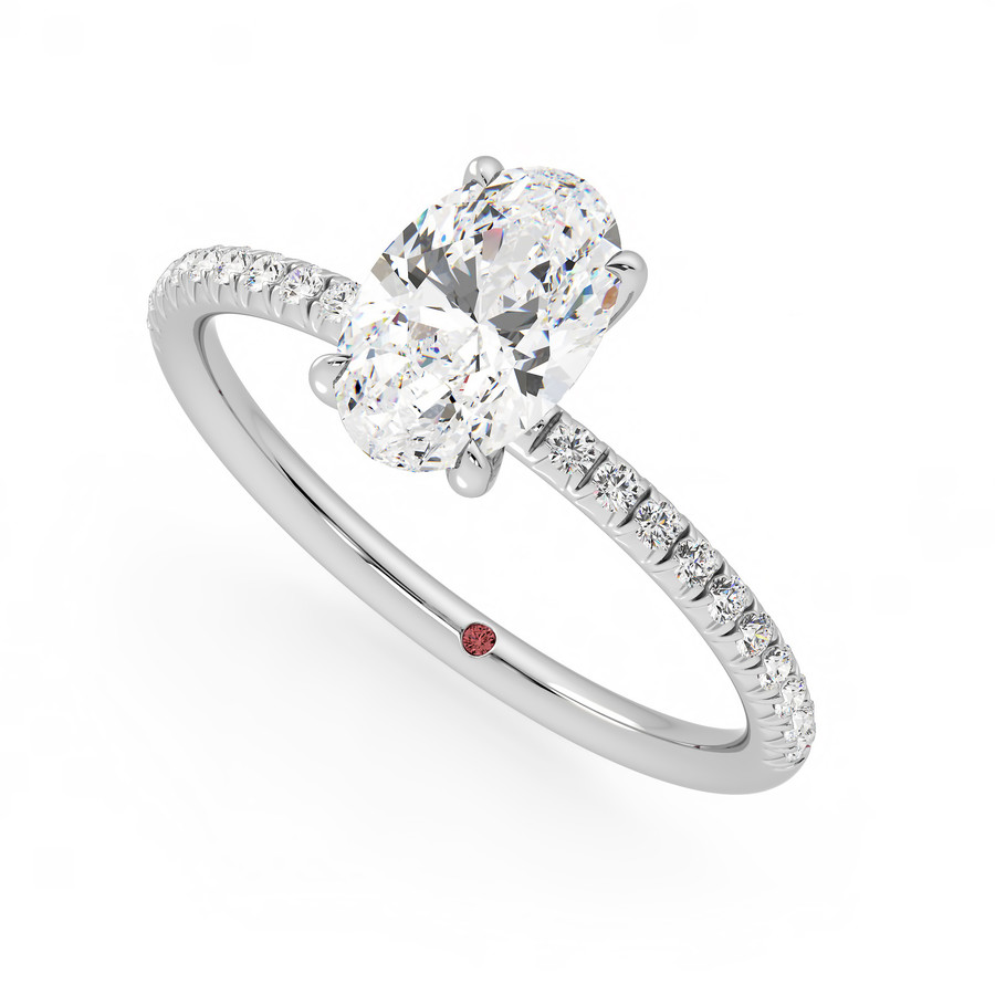 Dulcet Ring - 0.30ct Oval Diamond