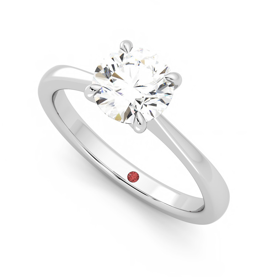 Elysium Ring - 0.30ct Round Diamond