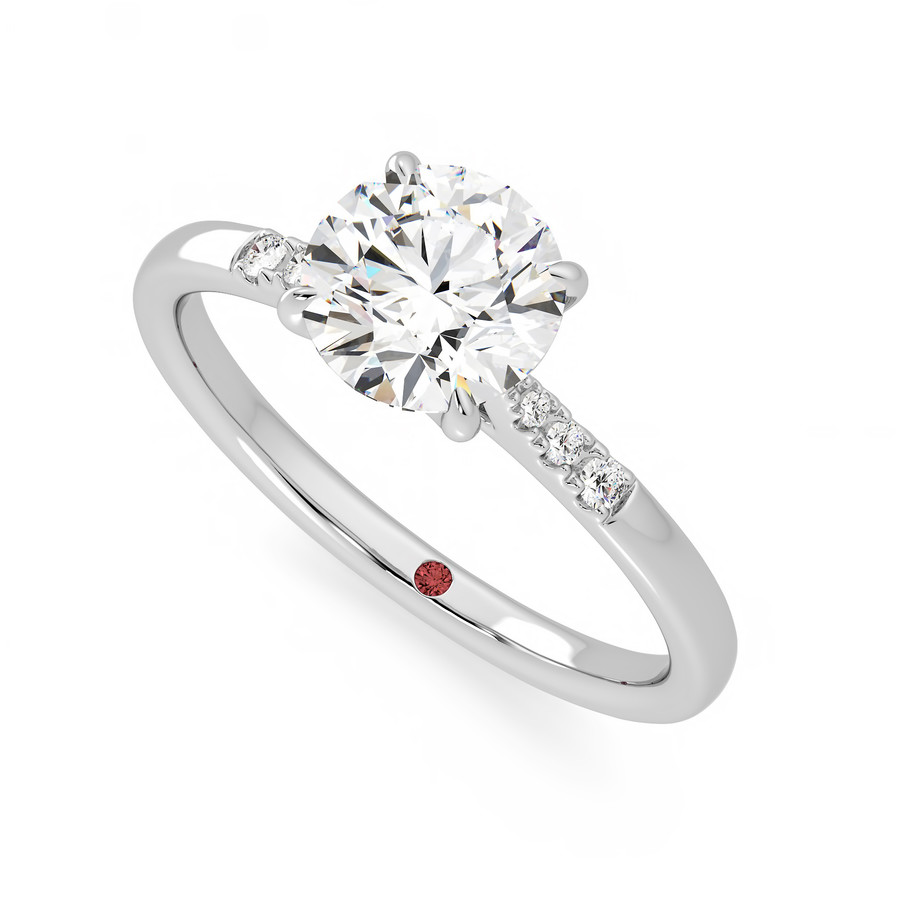Lissome Ring - 0.30ct Round Diamond
