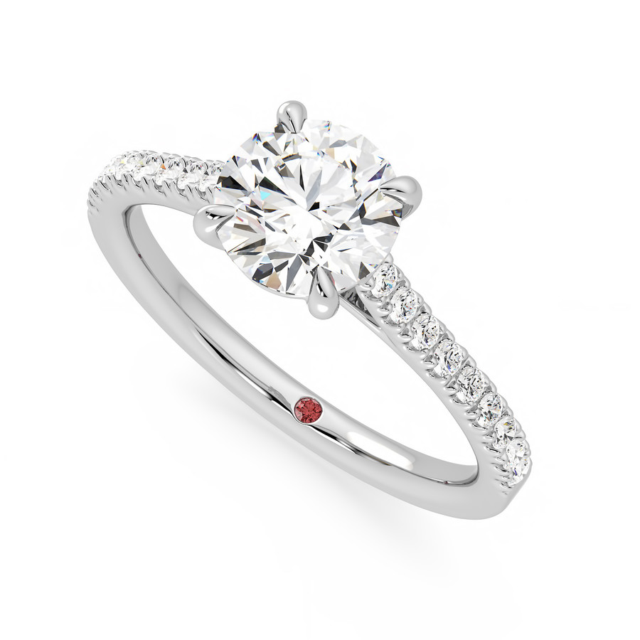 Serendipity Ring - 0.40ct Round Diamond