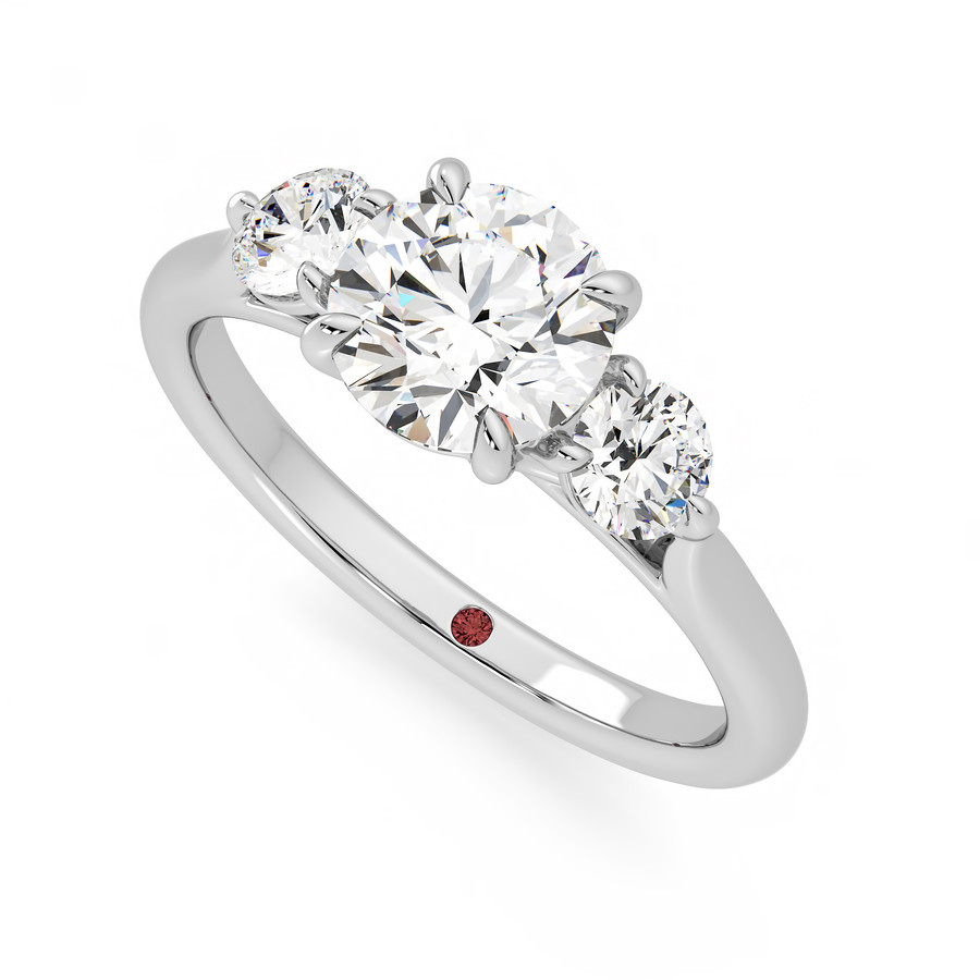 Tranquility Ring - 0.30ct Round Diamond