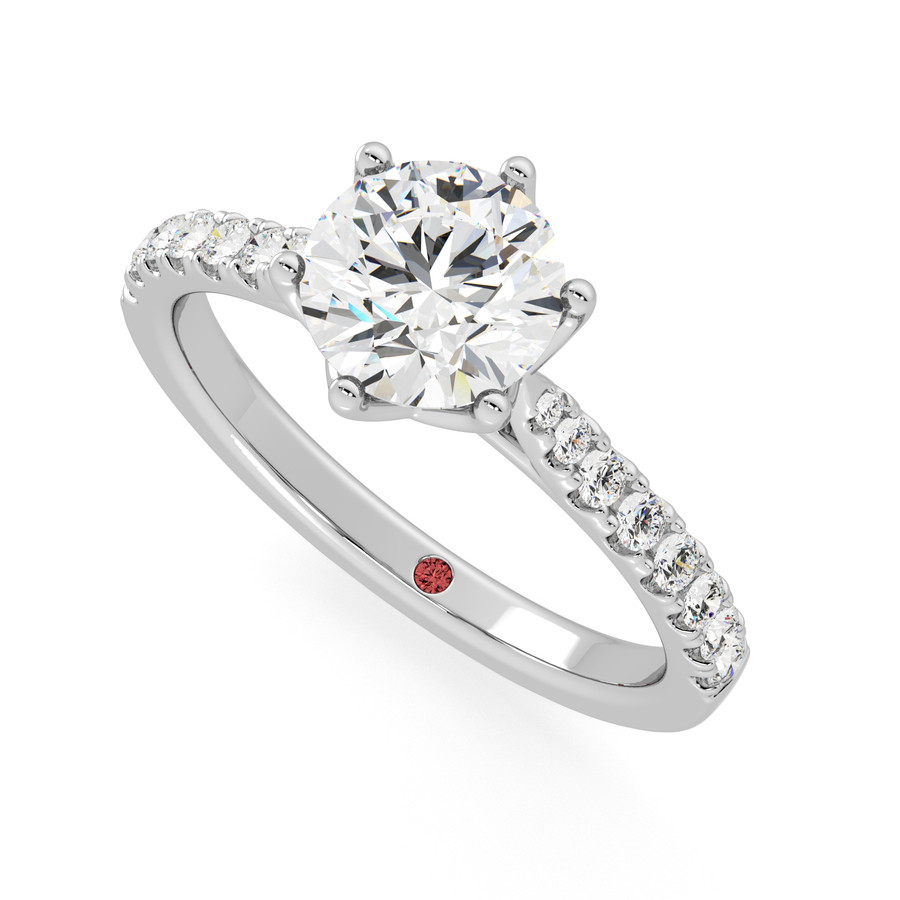 Splendor Ring - 0.30ct Round Diamond