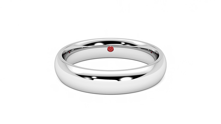 Taylor & Hart Oak Platinum Wedding Ring 360 detail 01