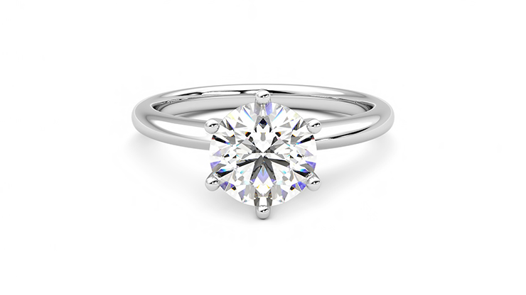 Taylor & Hart Grace Round Engagement Ring 360 detail 01