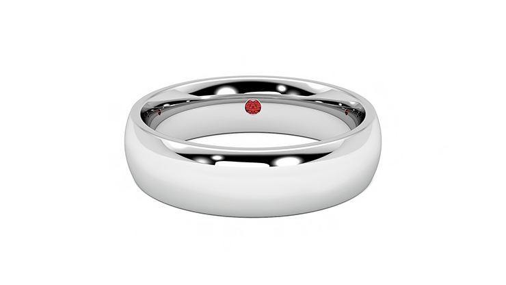Taylor & Hart Alder Platinum Wedding Ring 360 detail 01