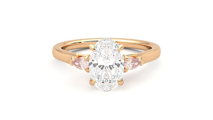 Taylor & Hart Faith Oval Engagement Ring 360 detail 01