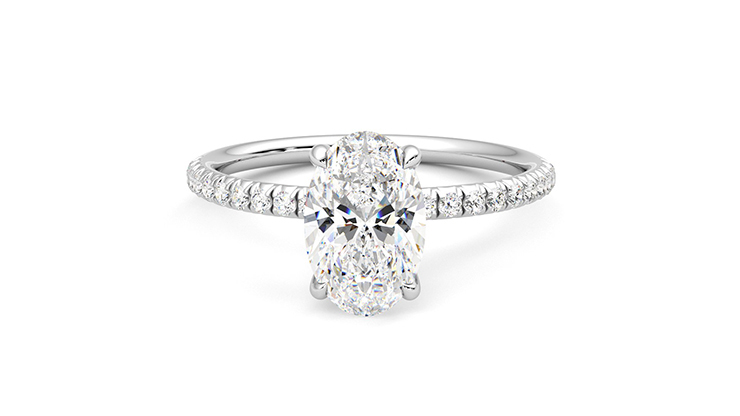 Taylor & Hart Dulcet Oval Engagement Ring 360 detail 01