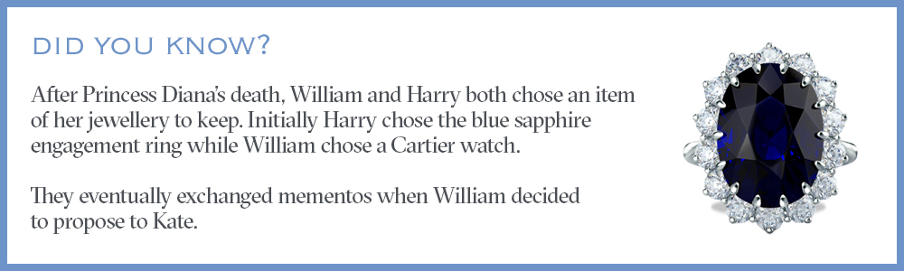 Prince Harry and Prince William engagement ring fact