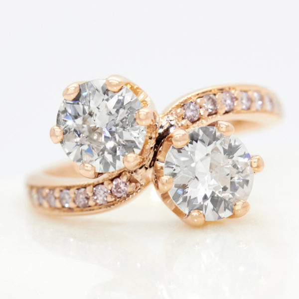 moi et toi diamond engagement ring